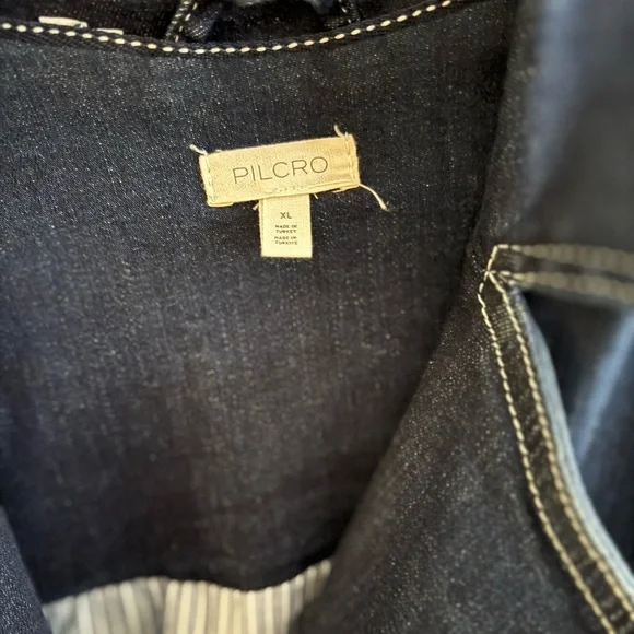 Anthropologie Pilcro Belted Denim Blazer Dress - Picture 4 of 5